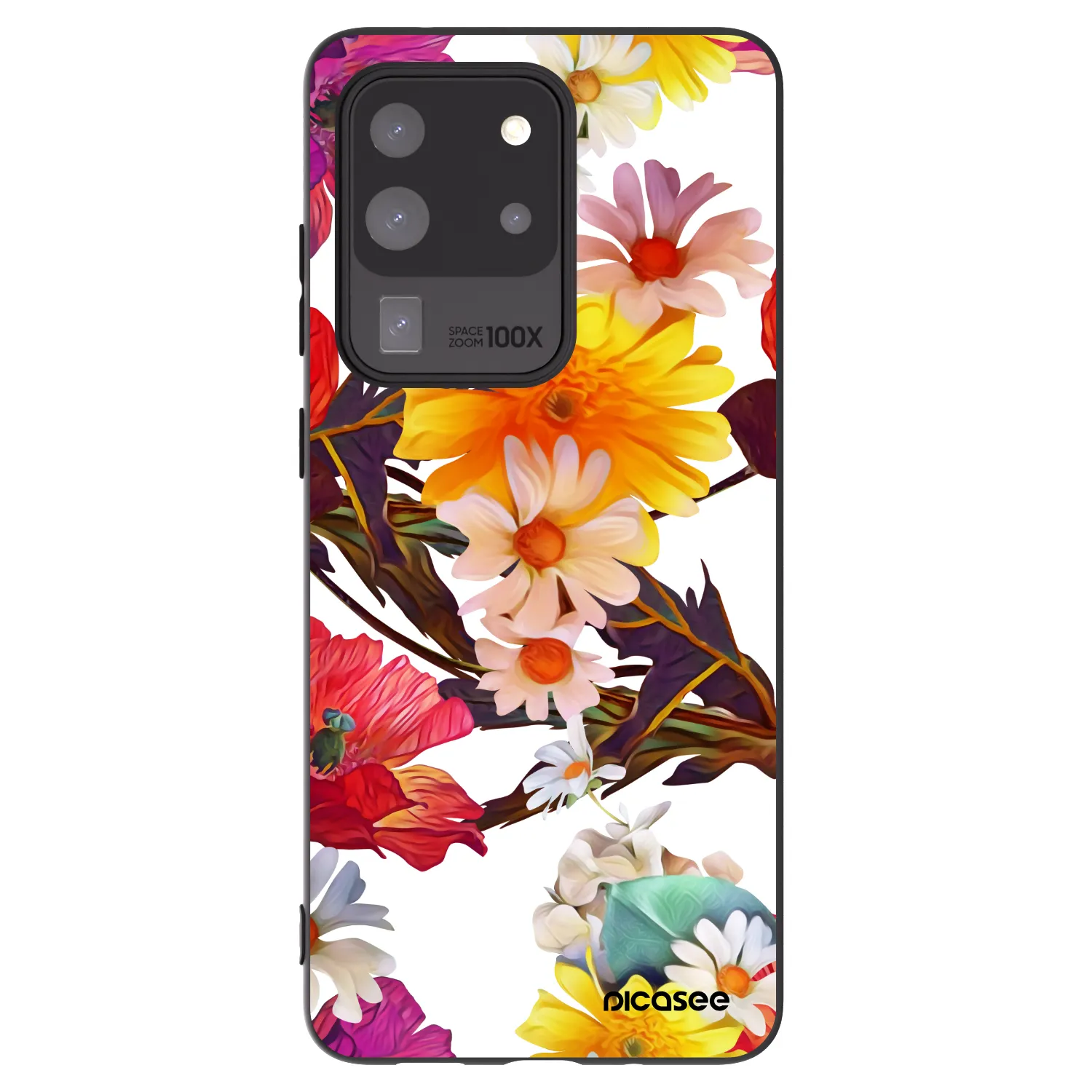 Picasee crna silikonska maskica za Samsung Galaxy S20 Ultra 5G G988F - Meadow