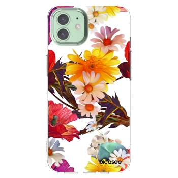 Picasee silikonska prozirna maskica za Apple iPhone 12 - Meadow