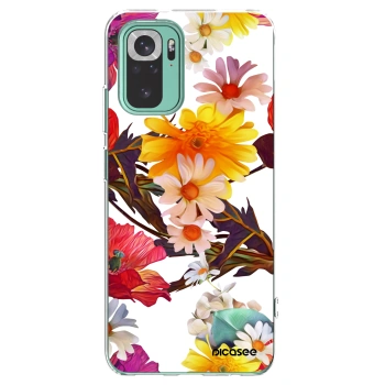 Picasee silikonska prozirna maskica za Xiaomi Redmi Note 10 Pro - Meadow