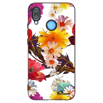 Picasee crna silikonska maskica za Huawei P20 Lite - Meadow