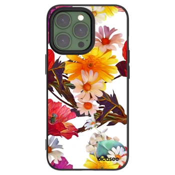 Picasee crna silikonska maskica za Apple iPhone 13 Pro - Meadow