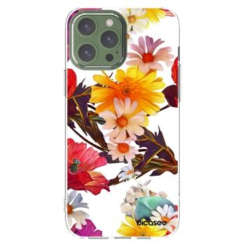 Picasee silikonska prozirna maskica za Apple iPhone 13 Pro Max - Meadow