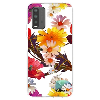 Picasee crna silikonska maskica za Xiaomi Redmi 9T - Meadow