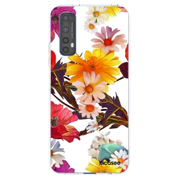 Picasee silikonska prozirna maskica za Realme 7 - Meadow