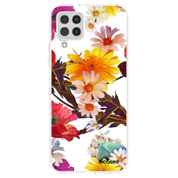 Picasee silikonska prozirna maskica za Samsung Galaxy A22 A225F 4G - Meadow
