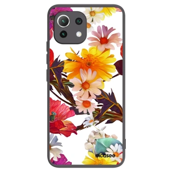 Picasee crna silikonska maskica za Xiaomi 11 Lite 5G NE - Meadow