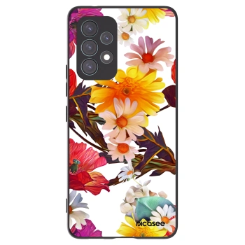 Picasee crna silikonska maskica za Samsung Galaxy A53 5G A536 - Meadow