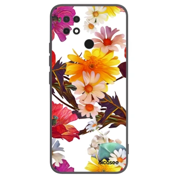 Picasee crna silikonska maskica za Xiaomi Redmi 10C - Meadow