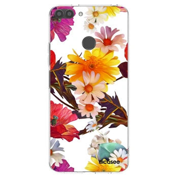 Picasee silikonska prozirna maskica za Huawei P Smart - Meadow