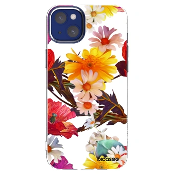 Picasee silikonska prozirna maskica za Apple iPhone 14 Plus - Meadow