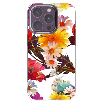 Picasee silikonska prozirna maskica za Apple iPhone 14 Pro - Meadow