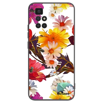 Picasee crna silikonska maskica za Xiaomi Redmi 10 (2022) - Meadow