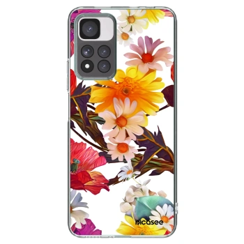 Picasee silikonska prozirna maskica za Xiaomi Redmi Note 11 Pro+ 5G - Meadow