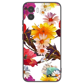 Picasee crna silikonska maskica za Xiaomi Redmi A1 - Meadow