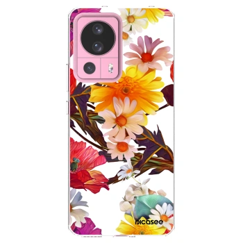 Picasee silikonska prozirna maskica za Xiaomi 13 Lite - Meadow