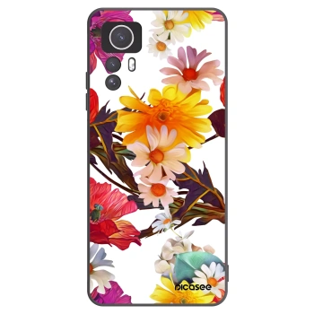 Picasee crna silikonska maskica za Xiaomi Redmi Note 12S - Meadow