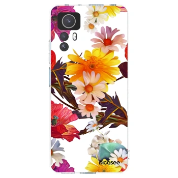 Picasee silikonska prozirna maskica za Xiaomi Redmi Note 12S - Meadow