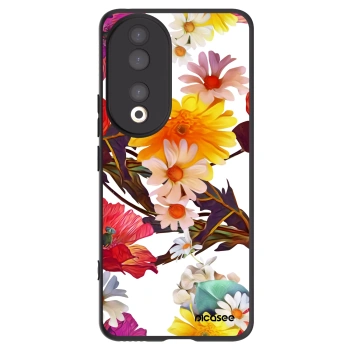 Picasee crna silikonska maskica za Honor 90 5G - Meadow