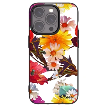 Picasee crna silikonska maskica za Apple iPhone 15 Pro - Meadow