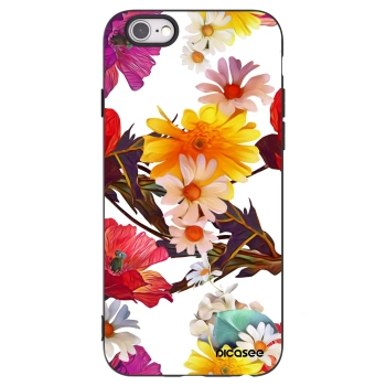Picasee crna silikonska maskica za Apple iPhone 6/6S - Meadow