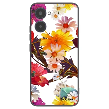 Picasee crna silikonska maskica za Realme 10 4G - Meadow