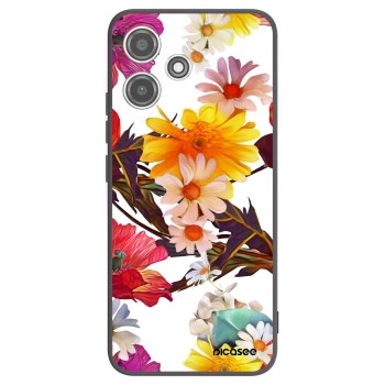 Picasee crna silikonska maskica za Xiaomi Redmi 12 5G - Meadow