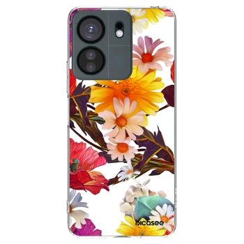 Picasee silikonska prozirna maskica za Xiaomi Redmi 13C 4G - Meadow
