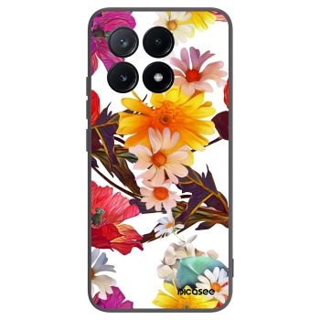 Picasee crna silikonska maskica za Xiaomi Poco X6 Pro - Meadow