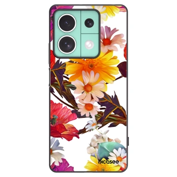 Picasee crna silikonska maskica za Xiaomi Redmi Note 13 5G - Meadow