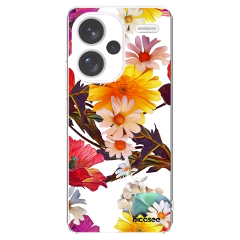 Picasee silikonska prozirna maskica za Xiaomi Redmi Note 13 Pro+ 5G - Meadow