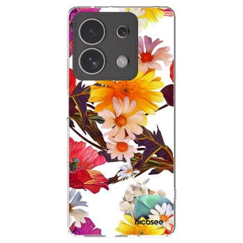 Picasee silikonska prozirna maskica za Xiaomi Redmi Note 13 4G - Meadow