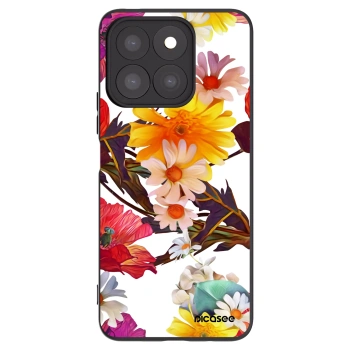 Picasee crna silikonska maskica za Honor X8b - Meadow