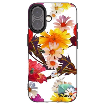 Picasee crna silikonska maskica za Apple iPhone 16 - Meadow