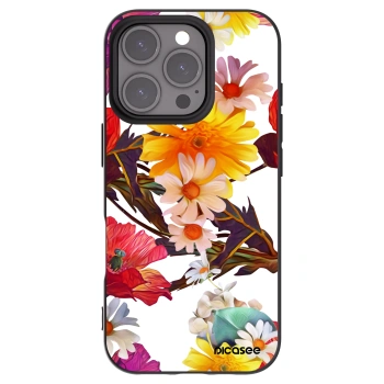 Picasee crna silikonska maskica za Apple iPhone 16 Pro - Meadow