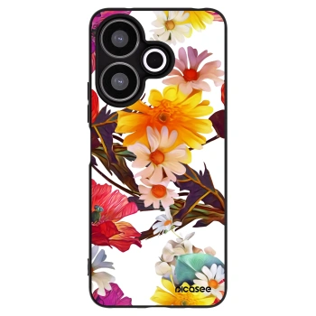 Picasee crna silikonska maskica za Xiaomi Redmi 13 4G - Meadow