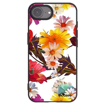 Picasee crna silikonska maskica za Apple iPhone 16e - Meadow