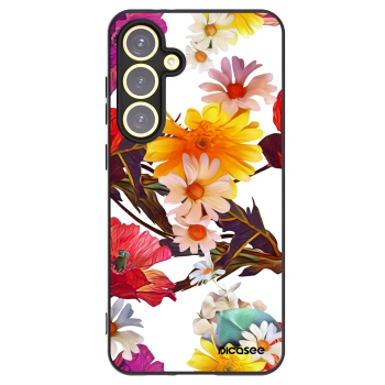 Picasee crna silikonska maskica za Samsung Galaxy S24 FE S721B - Meadow