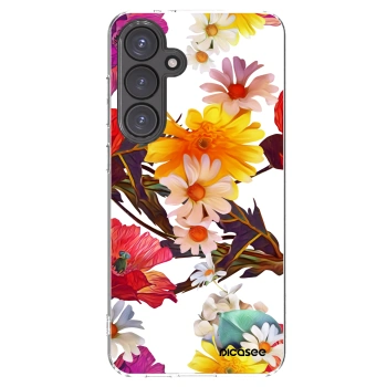 Picasee silikonska prozirna maskica za Samsung Galaxy S24 FE S721B - Meadow