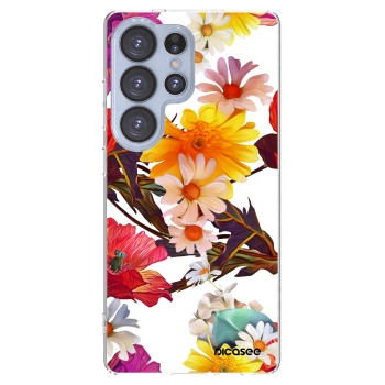 Picasee silikonska prozirna maskica za Samsung Galaxy S25 Ultra 5G - Meadow