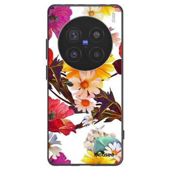 Picasee crna silikonska maskica za Vivo X200 Pro - Meadow