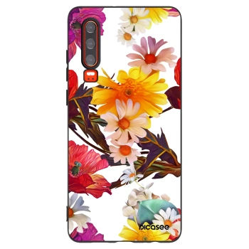 Picasee crna silikonska maskica za Huawei P30 - Meadow