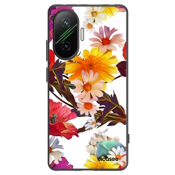 Picasee crna silikonska maskica za Xiaomi Poco F7 5G - Meadow