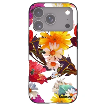 Picasee crna silikonska maskica za Apple iPhone 17 Pro - Meadow