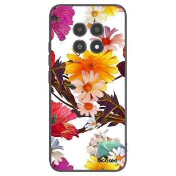 Picasee crna silikonska maskica za Realme 12X - Meadow