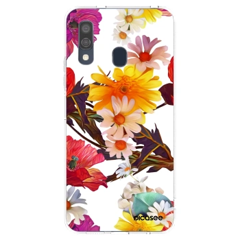 Picasee silikonska prozirna maskica za Samsung Galaxy A40 A405F - Meadow