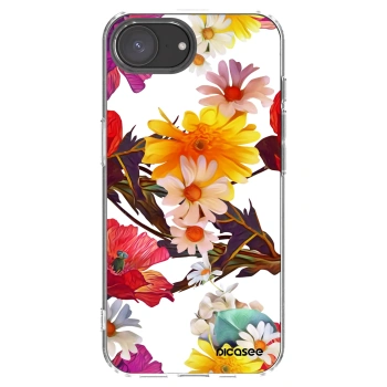 Picasee silikonska prozirna maskica za Apple iPhone 17e - Meadow