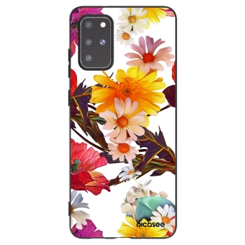 Picasee crna silikonska maskica za Samsung Galaxy S20+ G985F - Meadow