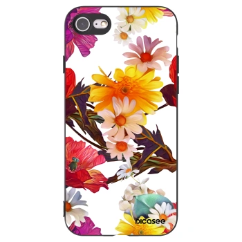 Picasee crna silikonska maskica za Apple iPhone SE 2020 - Meadow