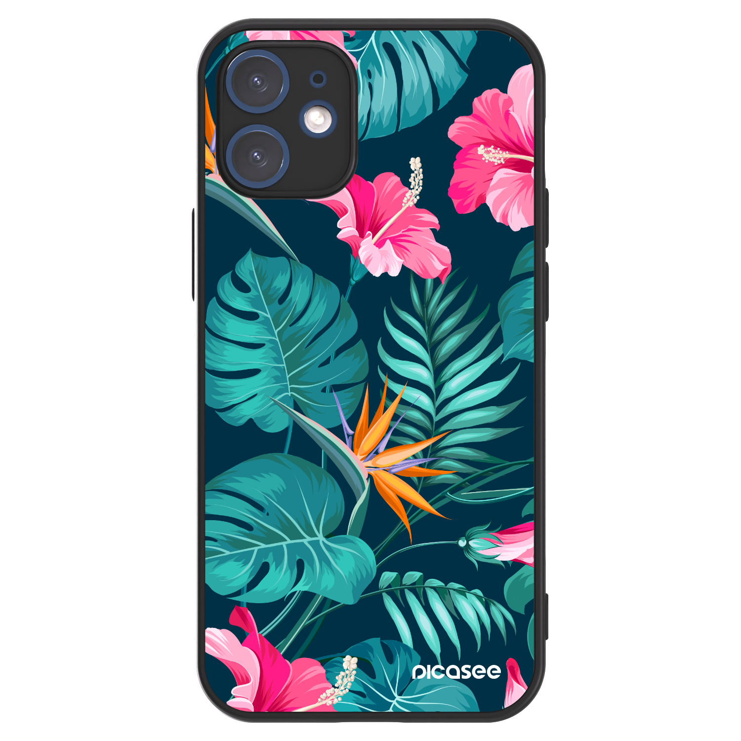 Picasee ULTIMATE CASE za Apple iPhone 12 mini - Pink Monstera