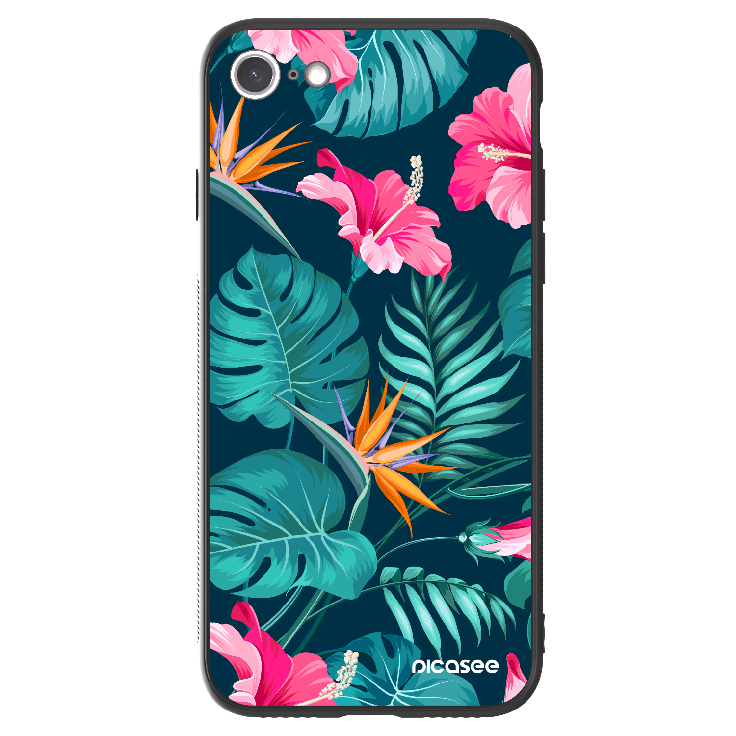 Picasee ULTIMATE CASE za Apple iPhone 8 - Pink Monstera